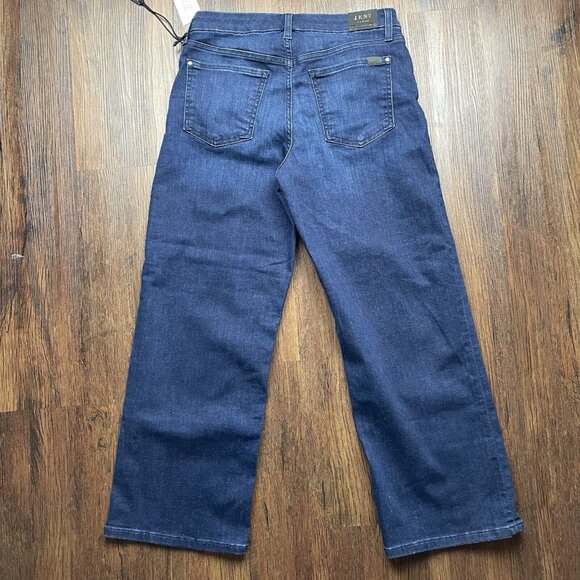 Jen7 by 7 for All Mankind Crop Wide Leg Denim Medium Wash Jeans Women’s Size 6 - Picture 2 of 11